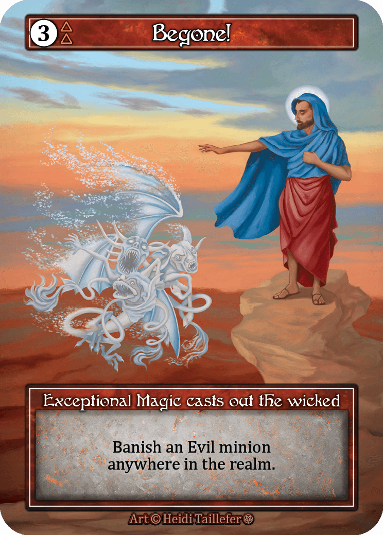 Begone!
