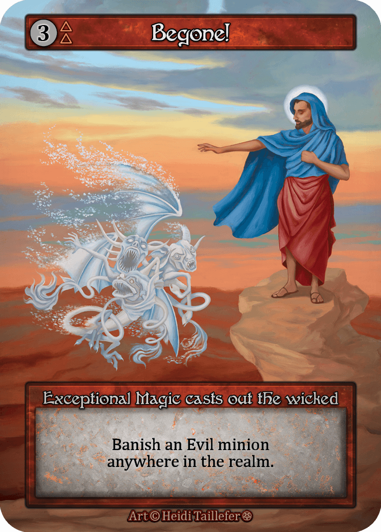 Begone!