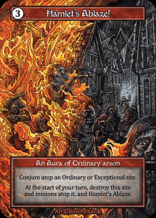 Hamlet's Ablaze!
