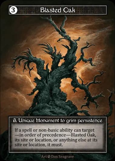 Blasted Oak